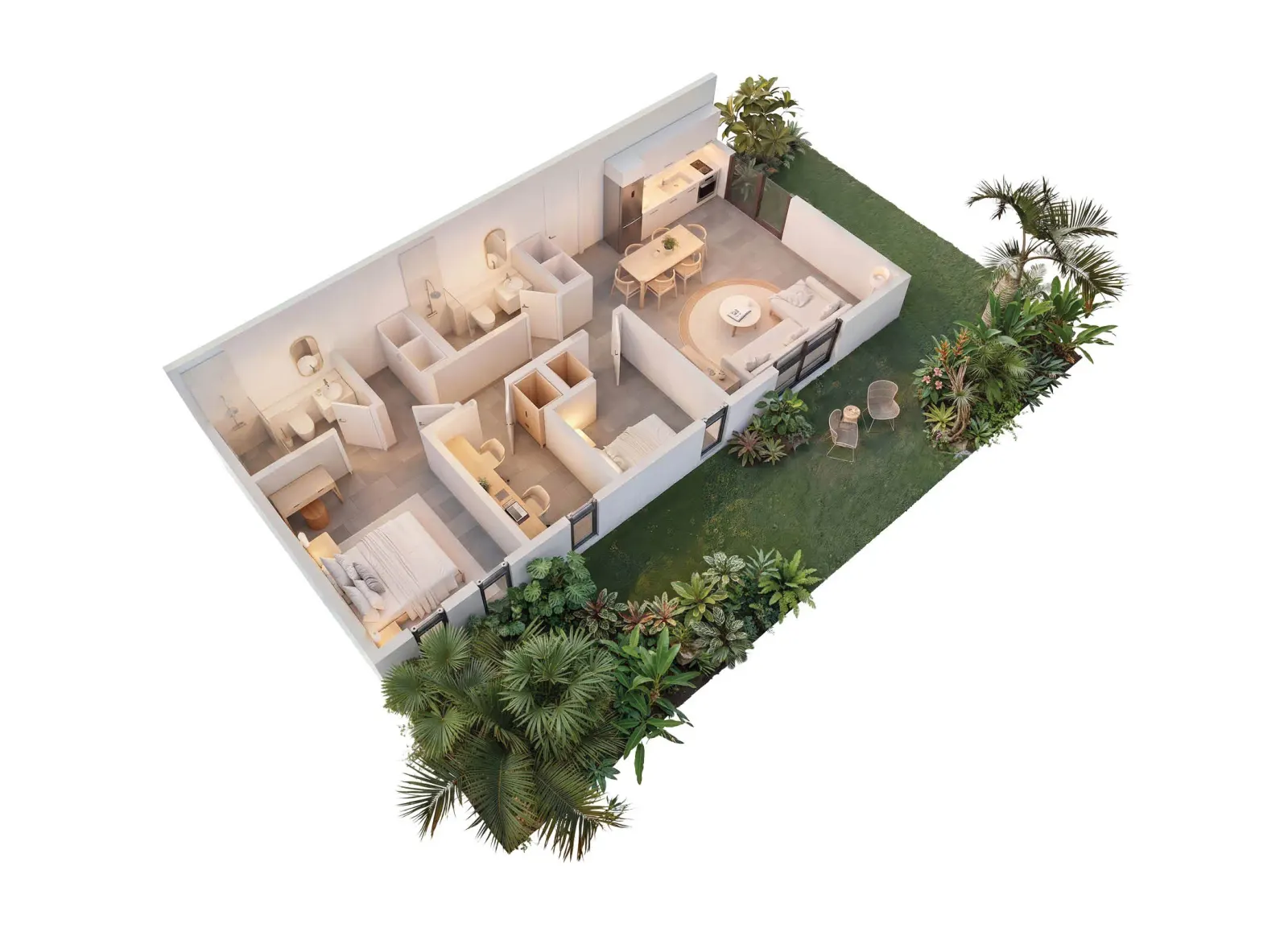 The SOUL Fumba, 3-Schlafzimmer-Wohnung