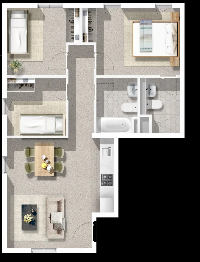 CheiChei Living, 3-Schlafzimmer Chumba Deluxe