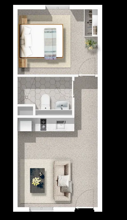 CheiChei Living, 1-bedroom Chumba Max