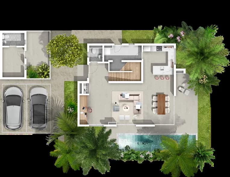 Bustani Villas, 3-bedroom villa