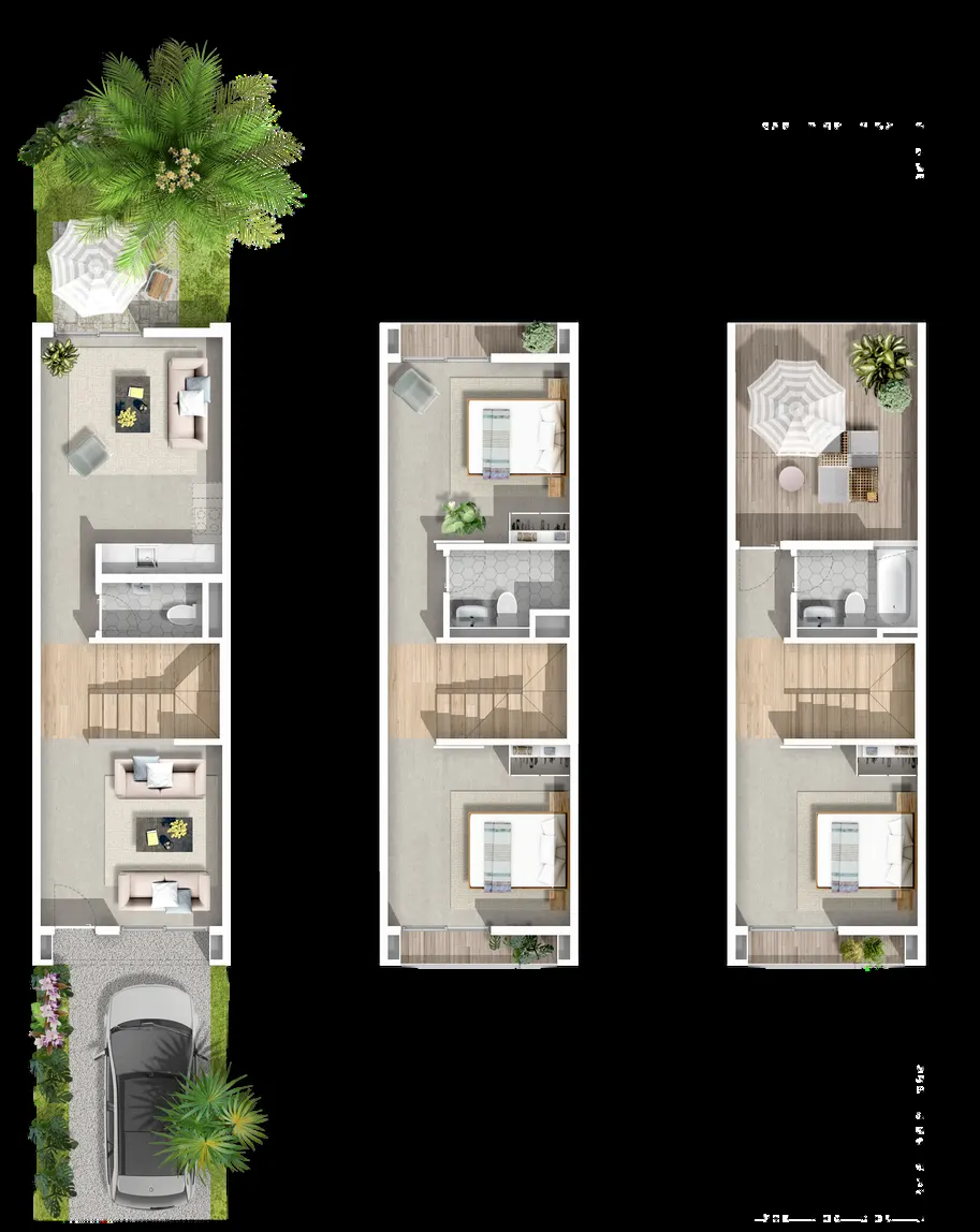 Vizazi, Townhouse type C