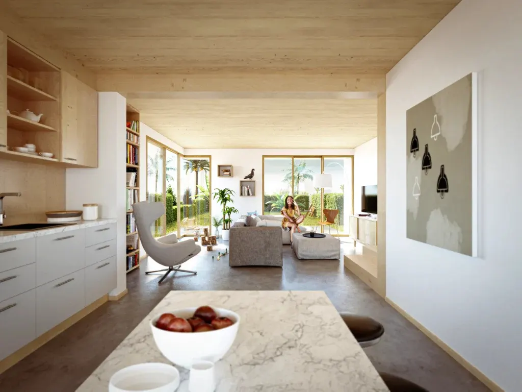 Townhouse type C, Living area