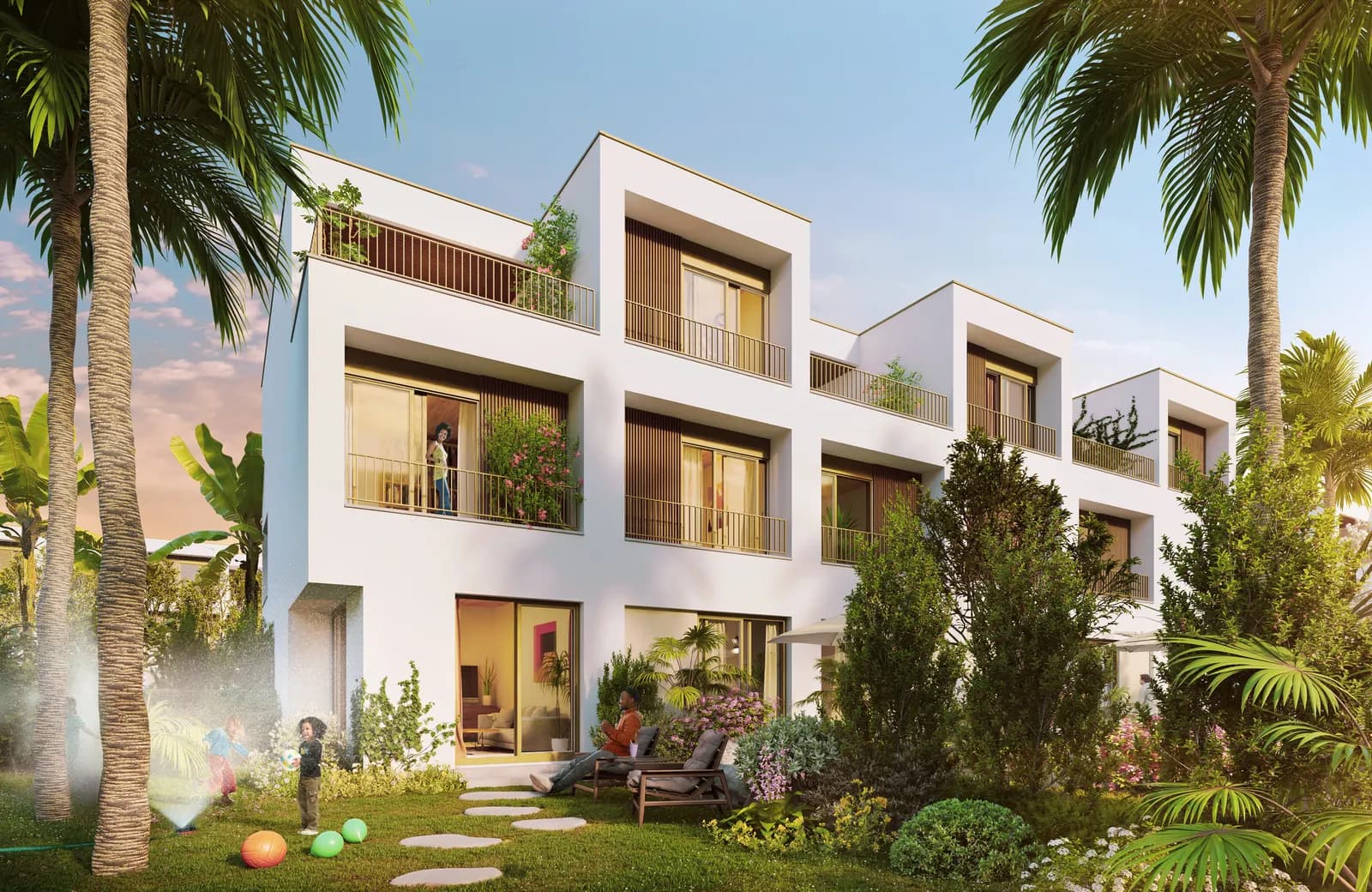 Townhouse type C, Building