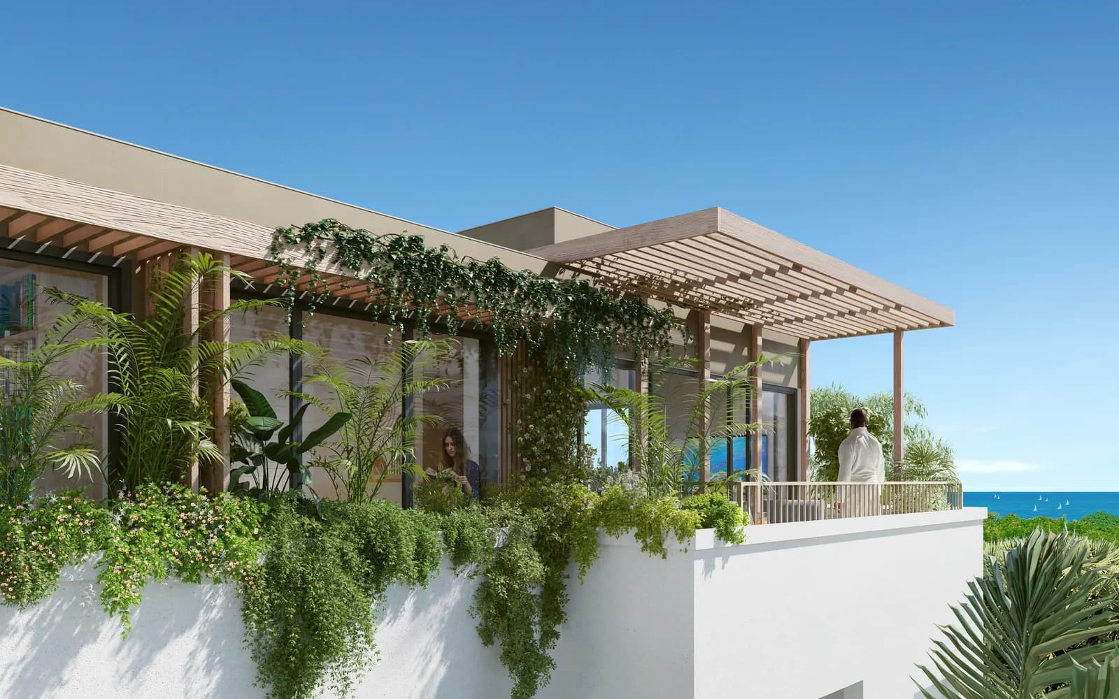 Skyloft with panoramic view, Roof terrace (sample rendering)