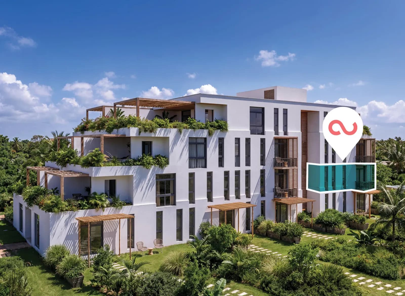 2-bedroom apartment, Building