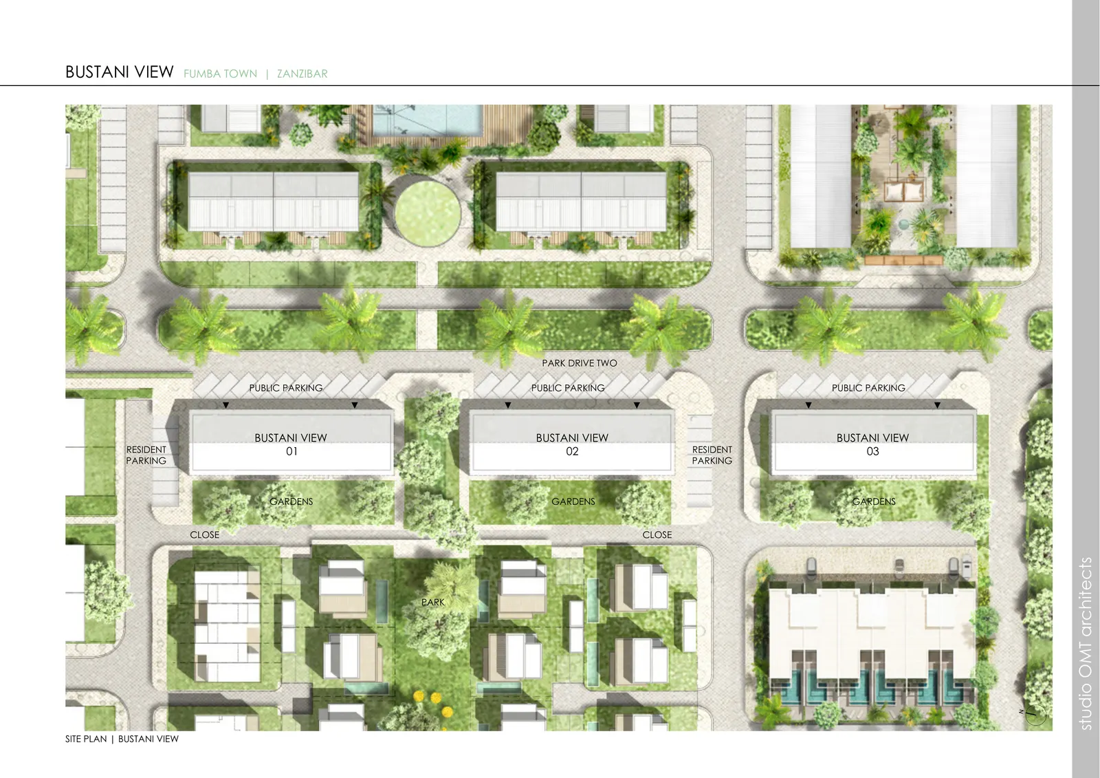 Studio, Site plan