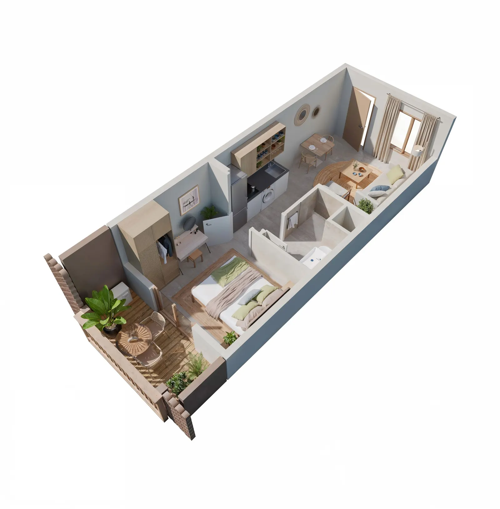 Bustani View, 1-bedroom apartment